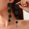 Pendientes y collar con forma de abanico vintage bohemio con diseño de dragón y joyas transfronterizas, adecuados para la moda europea y americana.