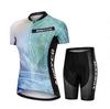 2022 nuevo color degradado verano transpirable ropa de ciclismo traje de manga corta equipo para bicicleta de carretera bicicleta de montaña
