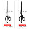 Tijeras de Sastre Personalizadas para Ropa 8-12 pulgadas Tijeras de Costura para el Hogar Tijeras Negras Industriales para Manualidades