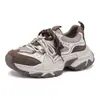 Zapatillas dad de moda estilo europeo para mujer, nueva colección otoño 2026, moda coreana, zapatillas casuales de suela gruesa