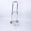 Carro de equipaje pequeño de cristal para uso doméstico al por mayor, plegable, portátil, pequeño, para tirar, remolque para la compra