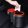 Cubo de Basura para Coche Multifuncional Plegable Telescópico Cubo de 4 Litros Bolsa de Basura Organizador de Almacenamiento Creativo
