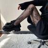 Meia-calça feminina de primavera e verão estilo europeu e americano, flor de borboleta, trepadeira, sexy, vazada, respirável, moda, versátil, para usar por baixo, yiwu