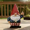 Novos enfeites de resina estilo americano transfronteiriços com anões em miniatura, artesanato criativo para mesa de casa