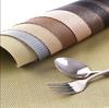 Estilo europeu Teslin Western Restaurant Mat Tapete de isolamento térmico Placemat Bowl Mat Plate Mat impermeável Tapete de mesa Louça Tapete antiderrapante