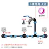Accesorios para Barril Ton IBC Serie de Válvulas Adaptador de Interruptor Grifo Desviador Tubería de PVC Conexión de Dos Barriles Tres Vías Cuatro Vías 6/4 Pulgada