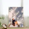 Chica de Luz y Sombra Pintura Colgante Arte Sanador Pintura Decorativa Dormitorio Cálido Mesita de Noche Pintura Ilustración Sala de Estar Nicho Mural