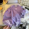 Traje Suizo para Niños Primavera y Otoño Nuevo Niños y Niñas Deportivo Moda Coreana Estilo Occidental Niños Medianos y Grandes Ropa de Dos Piezas para Niños