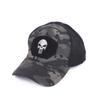 Boné de beisebol camuflado militar bordado de caveira de comércio exterior chapéu de treinamento tático americano das forças especiais ao ar livre