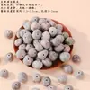 Material de cascabel de cáscara de fruta natural para accesorios de cuentas de llavero DIY hechos a mano, accesorios de pulsera, material de colgante de carillón de viento creativo