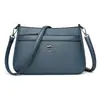 Bolso Cruzado de Cuero Suave de Gran Capacidad, Nuevo, Elegante y Versátil, de Gama Alta, para Madres y Abuelas de mediana edad