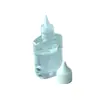 Botella gotero de plástico personalizable de 50 ml, Botella plana de plástico transparente para apretar, Botella de recarga, Botella para líquidos