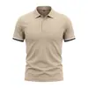 Comercio Exterior Transfronterizo Europeo y Americano Verano Hombres Casual Bloque de Color Holgado Deportivo Camisa Polo Manga Corta Al por Mayor Hombres