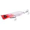 10 cores Nova isca Popa 8cm 10,7g e-commerce equipamento de pesca Anzol 6# Isca plástica