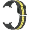 Adecuado para Correa de Rayas Verticales para Samsung Watch8/9, Correa de Silicona para Galaxy Watch8Classic, Pulsera Bicolor