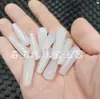 Calcedônia branco gelo gota d'água Jade contas soltas com furo ágata branca gota d'água pulseira colar acessórios contas soltas contas de jade