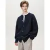 Novo cardigã de tricô outono e inverno para homens e casais, com padrões trançados, estilo trendy old money, atacado de fábrica transfronteiriço
