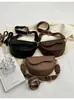 Bolsa Pequena Texturizada para Mulheres, Novo Estilo Transfronteiriço, Bolsa Transversal Versátil Popular Retrô, Bolsa de Ombro Único na Axila da Moda, Bolsa Sela