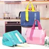 Bolsa térmica para almoço para trabalhadores de escritório e estudantes, bolsa de armazenamento portátil de grande capacidade com folha de alumínio espessa, estilo dopamina
