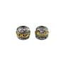 Acessórios DIY Bicolor Costurados Justos Liga de Metal com Contas Mito Negro Wukong Justo Encantamento Contas Estilo Antigo Contas Cilindricas Bicolores Contas Espaçadoras