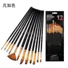 Set de Pinceles para Acuarela, Rotuladores para Acuarela, Raspador, Pinceles de Línea Especial para Estudiantes de Arte, Pinceles para Pintura Acrílica, Digital y al Óleo