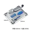 Máquina Manual de Rolar Cigarros 8mm Fabricante de Cigarros Puxador de Cigarros Aço Inoxidável Doméstico Máquina de Encher Cigarros Operada Manualmente Acessórios para Fumar Máquina de Enrolar Manual
