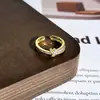 2025 Nuevo Celebridad de Internet China Vintage Dibujo de Alambre Moda Exquisito Anillo para Mujer Gradiente Chapado en Oro Esmalte Mariposa Lujo Ligero Anillo de Dedo