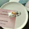 Presilha de Cabelo de Coelho de Desenho Animado com Bolinhas Pretas e Brancas, Presilha Fofa Infantil, Presilha Lateral para Franja, Presilha Bico de Pato Miffy, Acessório de Cabelo para Meninas