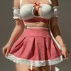 Xiyun Color Real Europa y América Transfronterizo Sexy Seducción Traje de Lencería Sexy COS Pasión Uniforme Traje Chica Picante Sirvienta