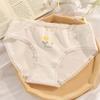 Japonesa simples cueca feminina puro algodão fresco estampado estudante doce menina cuecas de mulher cuecas femininas
