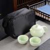 Juego de Té de Viaje Juego Olla Xishi Juego de Té Kung Fu Portátil Una Olla Cuatro Tazas Cerámica Regalo de Negocios Tetera Taza de Té
