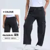 Jeans de Yoga de Pierna Ancha con Bolsillos de Talla Grande Más Vendidos Transfronterizos para Mujer, Cintura Alta, Levantamiento de Glúteos, Adelgazantes, Pantalones Largos Casuales para Exteriores