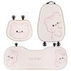 Cojín de Felpa para Coche de Dibujos Animados Lindo Suave y Cómodo Cojín para Asiento de Coche Cálido Engrosado Cojín para Coche en Otoño e Invierno
