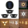 Luces Solares de Lavado de Pared para Exteriores, Iluminación de Terraza de Jardín, Luces Decorativas de Ambiente, Luces de Paisaje, Luces Solares para Patio