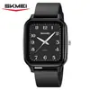 Reloj de Examen Estudiante Simple y Elegante con Manecillas Cuadradas, Movimiento de Cuarzo, Reloj de Pulsera Resistente al Agua 50m, Venta al por Mayor desde la Fuente