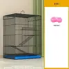 Gaiola de Esquilo de Três Camadas, Gaiola Especial para Chinchilas, Grande Gaiola Tipo Mansão Elevada para Gerbils e Esquilos Voadores, Gaiola Pequena para Animais de Estimação
