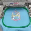Máquina de Bordar Multifuncional de Exportação QHM com Cabeça Única para Bordado em Bonés e Bordado em Roupa Pronta para Vestir