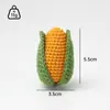 Muñeca de Animal Tejida a Crochet Nueva Hecha a Mano Transfronteriza Rey de la Nieve Regalo Boutique Adornos para Cabeza de Niño Anime Adornos Colgantes de Comida