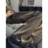 Pantalones Cargo Casuales Gruesos con Forro de Polar para Otoño e Invierno para Hombre, Pantalones Largos Versátiles de Moda Sueltos con Tres Rayas, Nuevo Modelo 2025