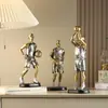 Set de Figuritas de Atletas para Decoración de Entrada Tienda Retro Hogar Nostálgico Cafetería Sala de Estar Estilo Europeo Grande