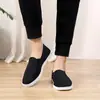 Melaleuca soles zapatos de tela del viejo Pekín zapatos de trabajo zapatos de paso bajo del viejo Pekín zapatos de lona zapatos de tela hechos a mano zapatos de puesto venta al por mayor