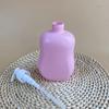 Botella Rosa de 500 ml de Desinfectante para Manos Pe Champú Cosméticos Loción Corporal Sub-Botella Botella de Desinfectante para Manos con Burbujas