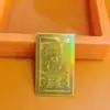 Oro Puro 999 Ocho Grandes Dioses Guardianes Pegatinas Doradas para Teléfono Dios Guardián del Año de Nacimiento de los Doce Signos del Zodíaco Pegatinas de Tarjeta Dorada Pegatinas de Paz