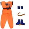 Cosplay Saiyajin Super Nivel 2 Anime Disfraz de Sun Wukong Atuendo de Halloween Ropa de Performance Infantil En Stock