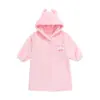 Ropa Infantil Bata de Noche para Niñas Otoño e Invierno Pijama para Bebé Ropa de Casa para Niña Bata de Noche Pequeño Demonio Bata de Baño