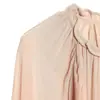 Venta Caliente Transfronteriza de AliExpress Primavera 2026 Nuevo Top Casual de Color Sólido para Mujer con Mangas de Linterna de Viscosa 1347709