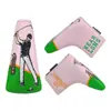 Cubierta para Palo de Golf de PU Resistente al Desgaste con Logo Personalizado Cubierta Bordada Transfronteriza para Putter Cubierta para Palo de Madera de Golf
