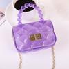 2026 Nuevo Modelo Bolso de Hombro para Mujer, Bolso Cruzado de Cadena de Perlas a la Moda, Stock Listo de Fábrica, Mini Bolso de Gelatina