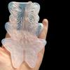 Molde epóxico de cristal espejo mariposa estilo antiguo hueco cristal decoración colgante joyería hecha a mano