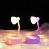 Linda mini lámpara de mesa, escritorio, dormitorio, adornos, luz de noche, regalos para niños y estudiantes, fábrica directa, una generación de cabello